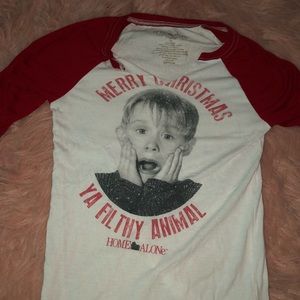 Home Alone Christmas Quarter Sleeve